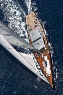 Porto Cervo, 09/06/10  LORO PIANA Super Yacht Regatta  Saudade, Builder: Wally