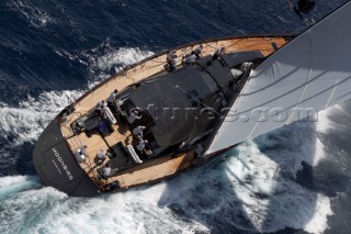 Porto Cervo, 09/06/10  LORO PIANA Super Yacht Regatta  Moonbird, Builder: Fitzroy Yachts