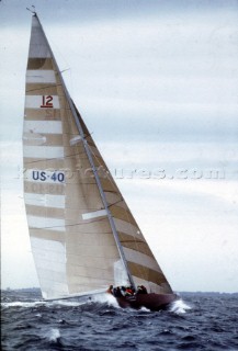 Americas Cup 1983 Newport  (USA)   Liberty skippered by Dennis Conner