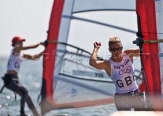 Qingdao - 20/08/2008  OLYMPIC GAMES 2008  SILVER MEDAL  Windsurfer Womens - Italy - Alessandra Sensini