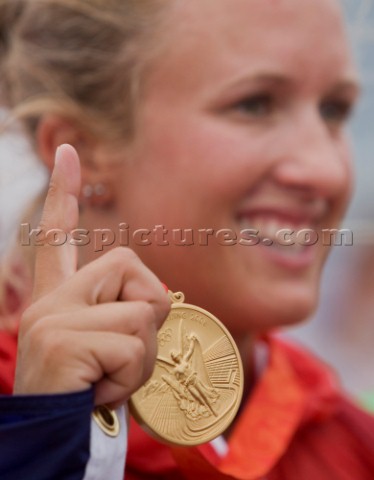 Qingdao  19082008  OLYMPIC GAMES 2008  GOLD MEDAL  Laser Radial  USA  Anna Tunnicliffe