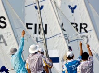 Qindao - 13/08/2008  OLYMPIC GAMES 2008  Yngling start