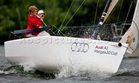 Starnberg 120610  Audi A1 Melges20 Cup  GER5  Team Autenrieth  Julian AutenriethPhilipp AutenriethFa