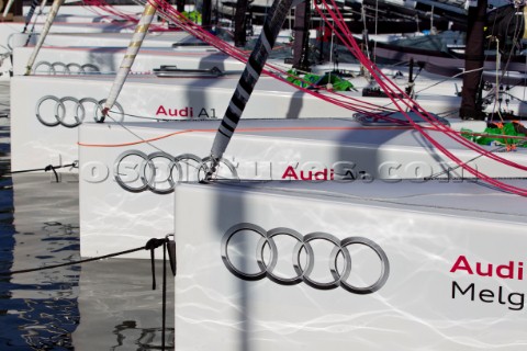 Starnberg 100610  Audi A1 Melges20 Cup  Bayerischer Yacht Club  Dock side