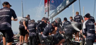 Portimao Portugal  23 08 09  AUDI MED CUP Trofeu de Portugal  TP 52 Winner EMIRATES TEAM NEW ZEALAND