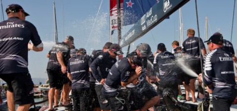 Portimao Portugal  23 08 09  AUDI MED CUP Trofeu de Portugal  TP 52 Winner EMIRATES TEAM NEW ZEALAND