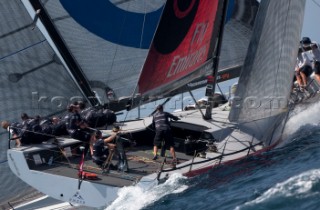 Portimao Portugal  23 08 09  AUDI MED CUP Trofeu de Portugal  TP 52 Winner EMIRATES TEAM NEW ZEALAND