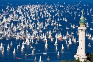 Trieste, 10-10-2010  Barcolana 2010  Race Start - the worlds largest yacht race