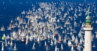 Trieste, 10-10-2010  Barcolana 2010  Race Start - the worlds largest yacht race