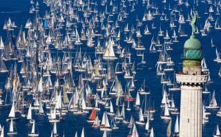 Trieste, 10-10-2010  Barcolana 2010  Race Start - the worlds largest yacht race