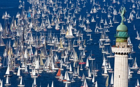 Trieste 10102010  Barcolana 2010  Race Start  the worlds largest yacht race