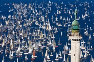 Trieste, 10-10-2010  Barcolana 2010  Race Start - the worlds largest yacht race