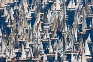 Trieste, 10-10-2010  Barcolana 2010  Race Start - the worlds largest yacht race