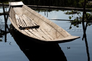 Inle Lake, Myanmar (Burma) 11 01 07    Traditional fishing boats