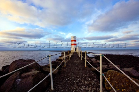 IcelandIslanda 22 11 2007  Garoskagi Light House Iceland