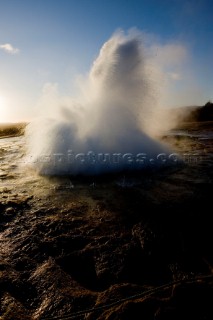 Iceland-Islanda, 19 11 2007  Natural Gyser in Iceland