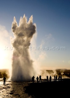 Iceland-Islanda, 19 11 2007  Natural Gyser in Iceland