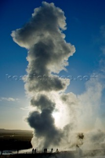 Iceland-Islanda, 19 11 2007  Natural Gyser in Iceland