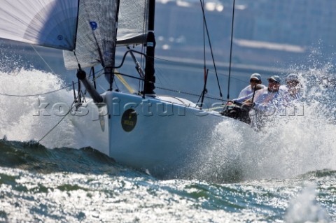 San Francisco 13092008  Rolex Big Boat Series 2008  Pinta Sail NGER401 SkipperMichael Illbruck Boat 