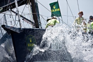 Sydney, 26-12-2008  Rolex Sydney Hobart Yacht Race 2008  Start of the 64th Rolex Sydney Hobart Yacht Race.  Wot Now, Owner: Graeme Wood, Sail n: 6952, State: NSW, Division: IRC, Design: Judel Vrolijk 52