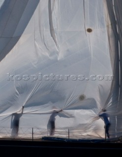 Antigua 21 02 2010  RORC 600 Caribbean  Passage at Isles Sense Guadalupe for Bela Pita