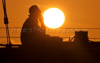 Antigua 21 02 2010  RORC 600 Caribbean  Sunrise at Isles Sense Guadalupe for DSK-Pioneer Investments