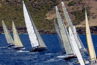 Antigua 21 02 2010  RORC 600 Caribbean  Start in Antigua