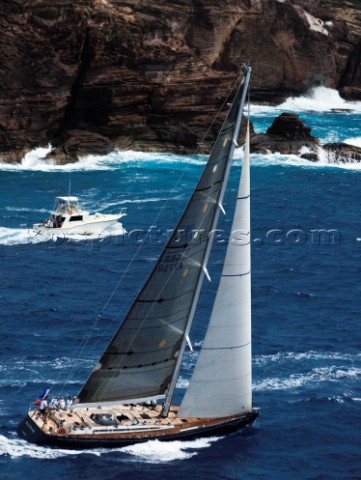 Antigua 23 02 2009  RORC Caribbean 600  Blue Perl