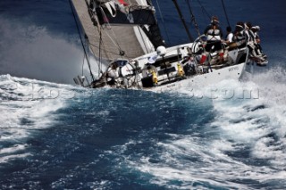 Antigua 23 02 2009  RORC Caribbean 600  Start in Antigua for ICAP LEOPARD