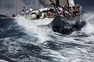 Antigua 23 02 2009  RORC Caribbean 600  Start in Antigua for ICAP LEOPARD