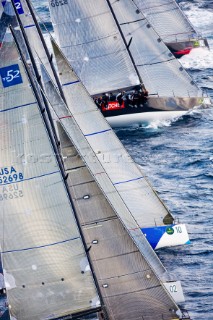 Porto Cervo, 28 09 2007  Rolex TP 52 Global Championship 2007  Race Start