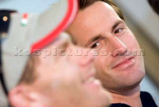 Valencia, 06 11 2008  Desaf’o Trophy 2008  Skippers press conference of the 2nd Trofeo  Desafio Espanol  Ben Ainslie, Team Origin