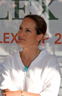 Porto Cervo, 10 06 2006  Sardinia Rolex Cup 2006  Pricegiving, Princess Zahra Aga Khan