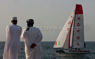 Muscat, Oman  22/02/2011  Extreme Sailing Series - Muscat  Day 3: Luna Rossa