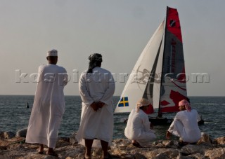 Muscat, Oman  22/02/2011  Extreme Sailing Series - Muscat  Day 3:  Artemis Racing