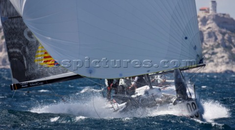 Marseille France 0207 June 2008  2008 AUDI MEDCUP  City of Marseille Trophy   AUDI TP52 POWERD BY Q8