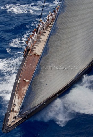 Virgin Gorda 150312  Loro Piana Caribbean Superyacht Regatta  Rendezvous 2012  Race Day 1 HANUMAN