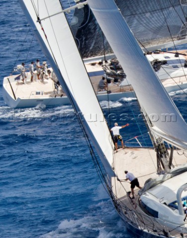 Virgin Gorda 150312  Loro Piana Caribbean Superyacht Regatta  Rendezvous 2012  Race Day 1 INDIO