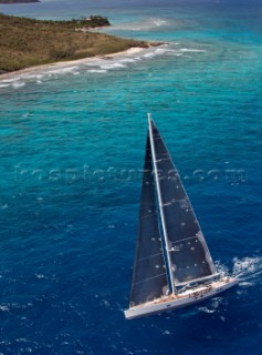 Virgin Gorda, 15/03/12  Loro Piana Caribbean Superyacht Regatta & Rendezvous 2012  Race Day 1: INDIO