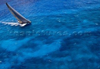 Virgin Gorda, 15/03/12  Loro Piana Caribbean Superyacht Regatta & Rendezvous 2012  Race Day 1:  FIREFLY