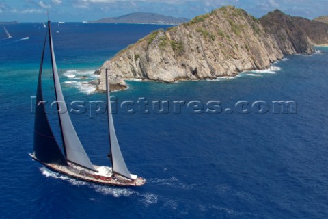 Virgin Gorda 150312  Loro Piana Caribbean Superyacht Regatta  Rendezvous 2012  Race Day 1  MARIE