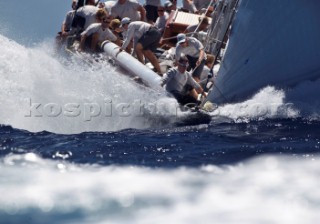 Virgin Gorda, 16/03/12  Loro Piana Caribbean Superyacht Regatta & Rendezvous 2012  Race Day 2: HANUMAN