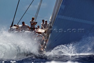 Virgin Gorda, 16/03/12  Loro Piana Caribbean Superyacht Regatta & Rendezvous 2012  Race Day 2: HANUMAN