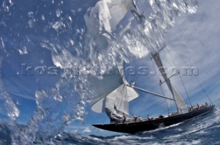 Virgin Gorda, 16/03/12  Loro Piana Caribbean Superyacht Regatta & Rendezvous 2012  Race Day 2: HANUMAN