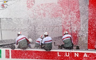 Naples (Italy), 11/04/2012  Americas Cup World Series Naples 2012  AC45 Luna Rossa on Day 1