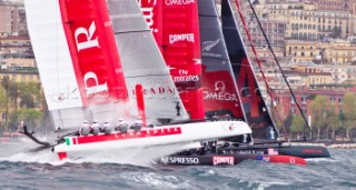 Naples (Italy), 11/04/2012  Americas Cup World Series Naples 2012  AC45 Luna Rossa on Day 1