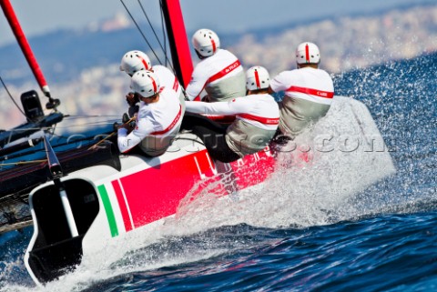 Naples Italy 100412  Luna Rossa Training