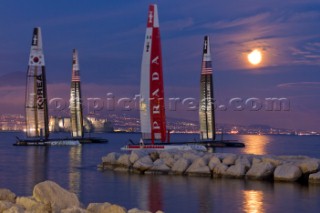 Naples (Italy), 06/04/12    Luna Rossa AC45 training in Naples