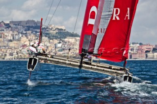 Naples (Italy), 06/04/12  Luna Rossa AC45 training in Naples