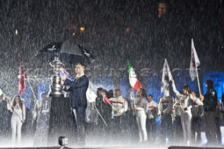 Opening Ceremony party celebrations of the Americas Cup World Series 2012 ACWS in Naples, Italy